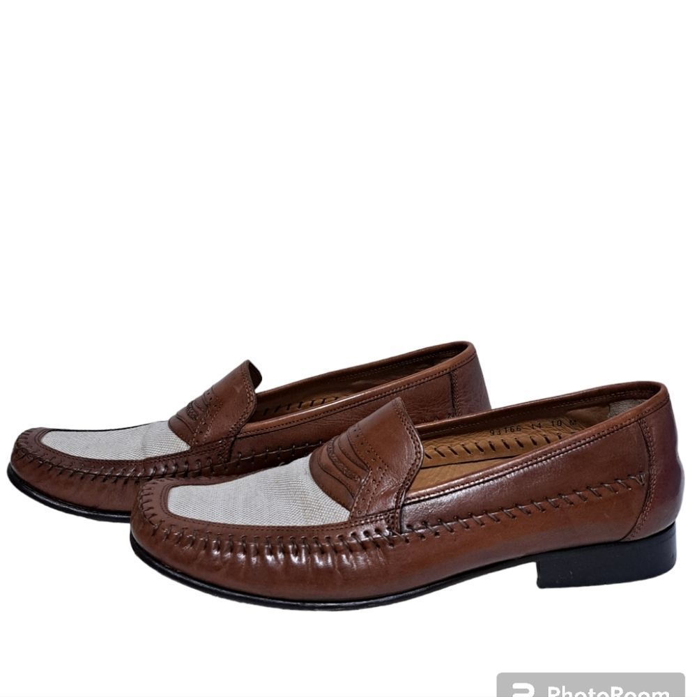 Brass Boot Handmade Men's Brown Leather Loafer Size 10